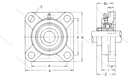 Подшипниковый узел UCF 307 в Екатеринбурге