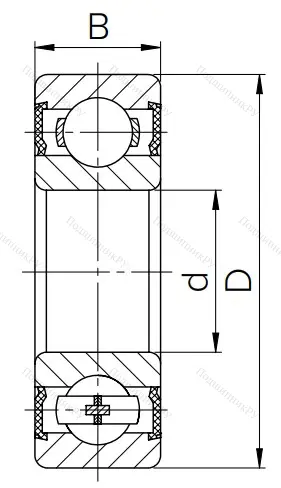 Миниатюрный шариковый подшипник 180018 (608 2RS) 6GKUIXQJQH в Екатеринбурге Миниатюрный шариковый подшипник 180018 (608 2RS) 6GKUIXQJQH в Екатеринбурге
