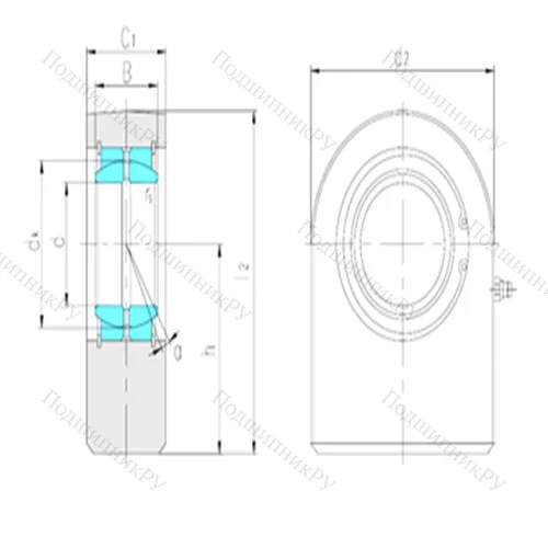 Подшипник скольжения сферический SF 35ES от производителя  LS
