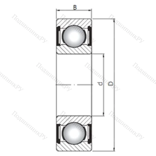 Подшипник шариковый радиальный 6201 ZZ от производителя  CX Подшипник шариковый радиальный 6201 ZZ от производителя  CX