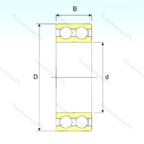 Подшипник шариковый радиальный 4205 ATN 9 от производителя  ISB Подшипник шариковый радиальный 4205 ATN 9 от производителя  ISB