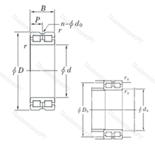 Подшипник роликовый радиальный DC 4926AVW