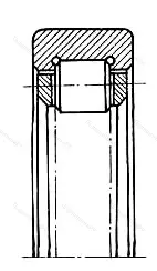 Подшипник  RNU 1007 (292107) размер 42x62x14 от производителя  SKF