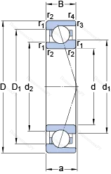 Подшипник 71902 ACE/HCP 4A
