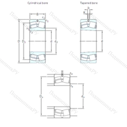 Подшипник роликовый радиальный самоцентрирующийся 23218CCK/W 33 от производителя  SKF