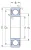 Однорядный шариковый подшипник 61905 2RS 1 от производителя  SKF