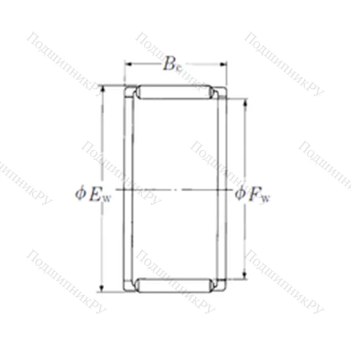 Подшипник игольчатый радиальный FWF-323920 от производителя  NSK