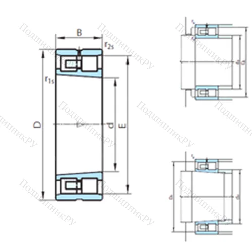 Подшипник роликовый радиальный NN 3068K от производителя  PSL