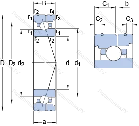 Подшипник 71920 CB/P 4AL в Екатеринбурге