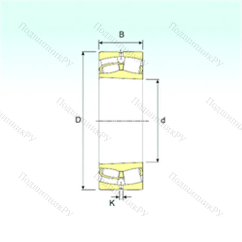 Подшипник роликовый радиальный самоцентрирующийся 241/800 K 30