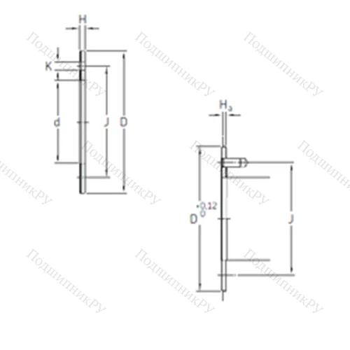 Подшипник скольжения PCMW 264401.5 E от производителя  SKF