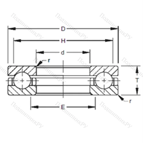 Подшипник шариковый упорный 140TVB 581 от производителя  TIMKEN