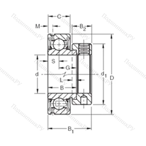 Подшипник шариковый радиальный