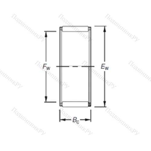 Подшипник игольчатый радиальный K 75X 83X 30FH от производителя  TIMKEN