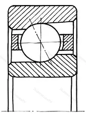 Подшипник  26905 размер 25,4x58,753x17,2 от производителя  ГПЗ-1