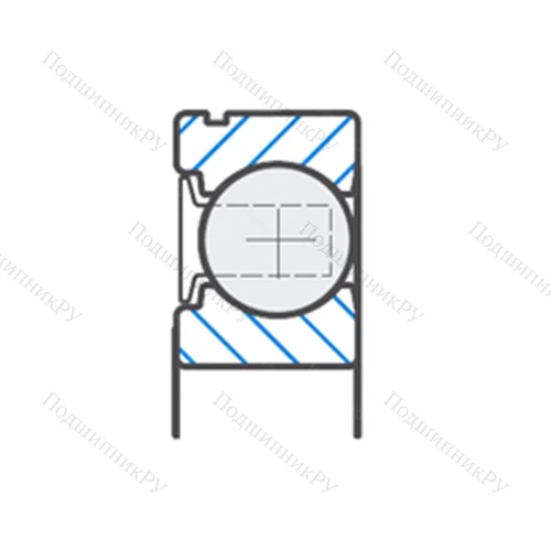Подшипник шариковый радиальный AB 40577