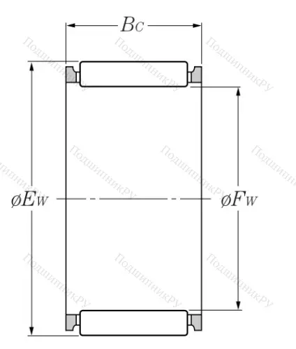 Подшипник K 12x15x13 V 1 JP (NTN) в Екатеринбурге