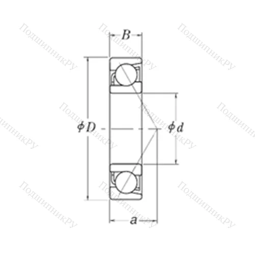 Подшипник шариковый радиально-упорный MJT 3.3/8 от производителя  RHP