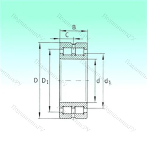 Подшипник роликовый радиальный SL 014930 от производителя  NBS
