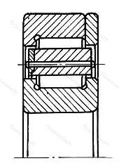 Подшипник NP 2224EC размер 120x215x58 от производителя  RHP