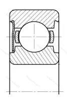 Модификация подшипника 60214 размер 70x125x24 ГПЗ-34 от производителя  ГПЗ-34