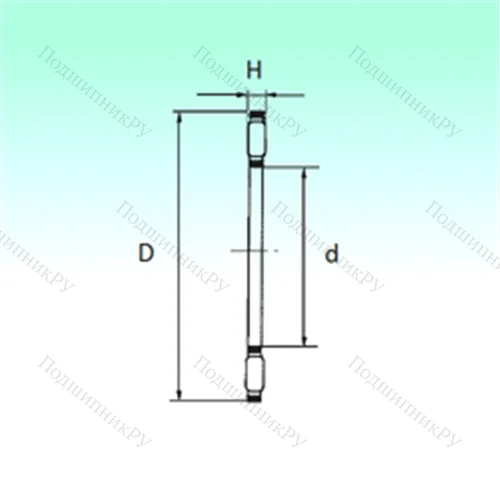 Подшипник игольчатый упорный AXK 1024 от производителя  NBS