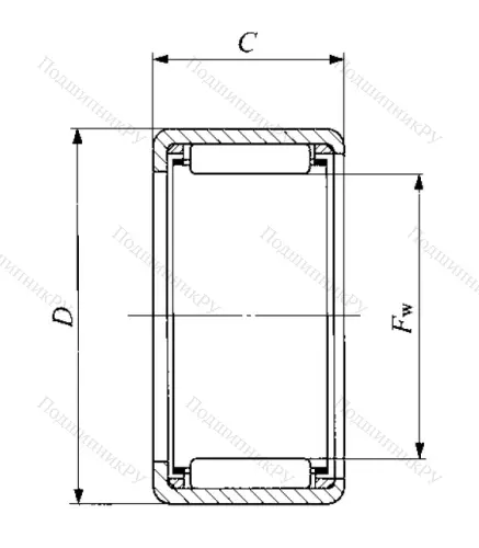 Игольчатый подшипник TA 1420 Z (IKO) от производителя  IKO