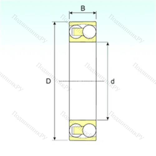 Подшипник шариковый радиальный самоцентрирующийся 1206 TN 9 от производителя  ISB