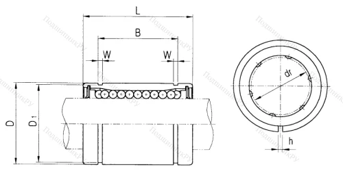 Подшипник LM 50 UU AJ в Екатеринбурге