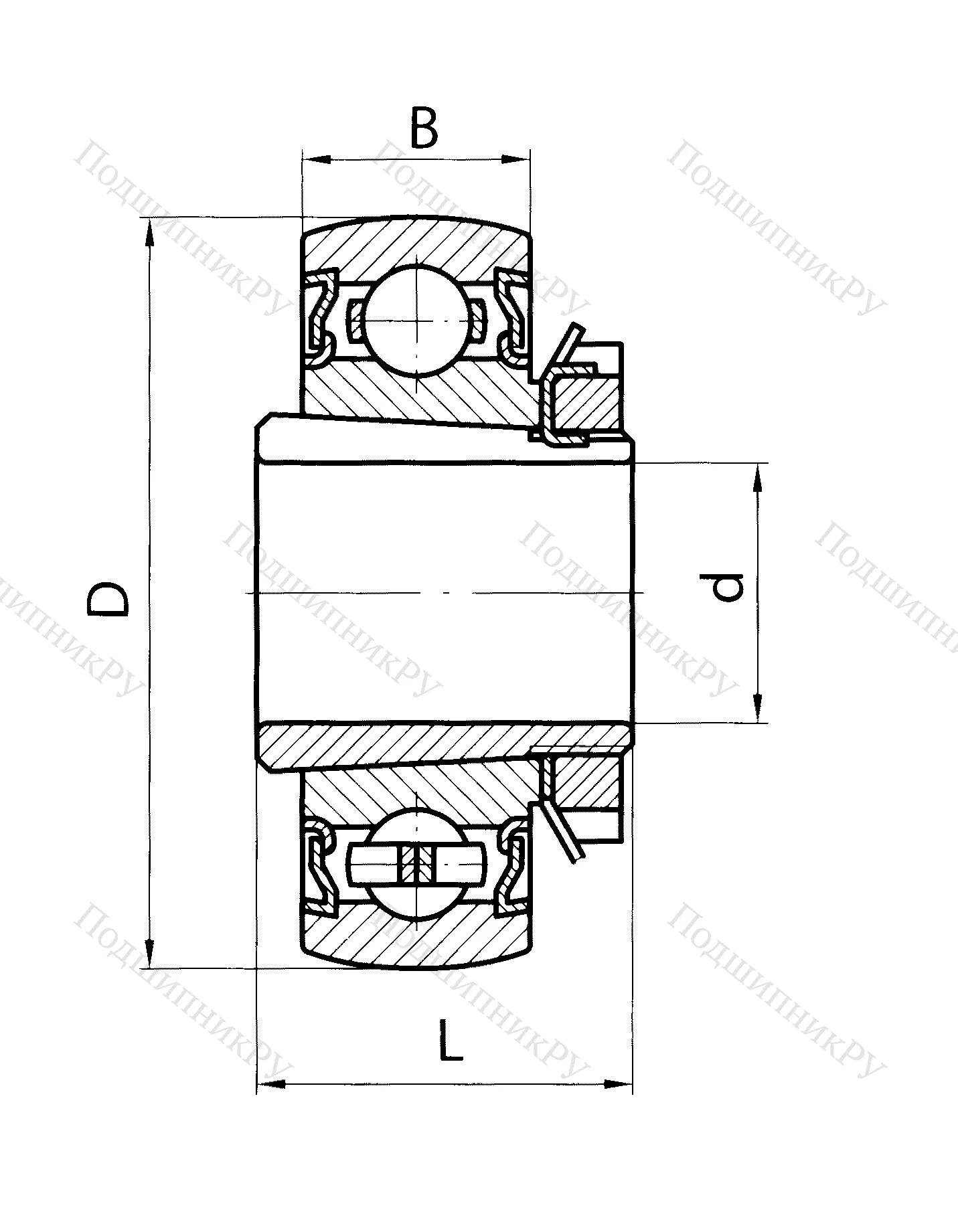Шариковый однорядный подшипник 680210 A 2H 7C 17 в Екатеринбурге