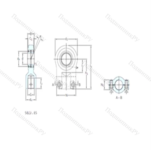 Подшипник скольжения сферический SILJ 50ES