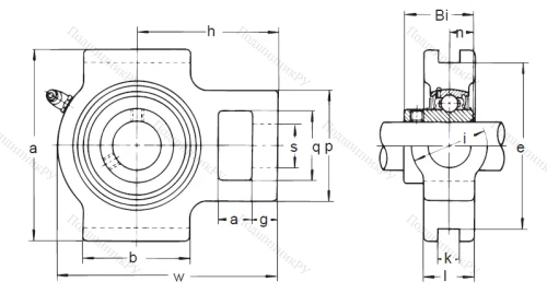 Подшипниковый узел UCT 317 в Екатеринбурге