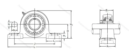 Подшипниковый узел UKP 205 в Екатеринбурге Подшипниковый узел UKP 205 в Екатеринбурге