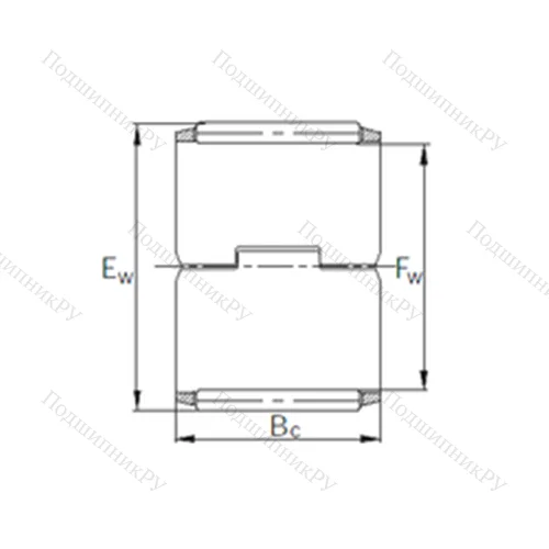 Подшипник игольчатый радиальный K 303525PCSP от производителя  KBC Подшипник игольчатый радиальный K 303525PCSP от производителя  KBC