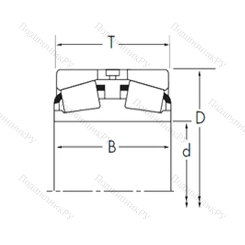 Подшипник роликовый радиально-упорный EE 275109D/275160