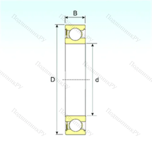Подшипник шариковый радиальный 6309-RS