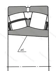 Подшипник  24122K (4153722) размер 110x180x69 от производителя  SKF Подшипник  24122K (4153722) размер 110x180x69 от производителя  SKF