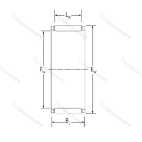 Подшипник игольчатый радиальный K 13X 17X 17,7SE от производителя  KOYO