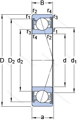 Подшипник S 71910 ACE/HCP 4A в Екатеринбурге