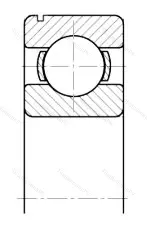 Модификация подшипника 50308А размер 40x90x23