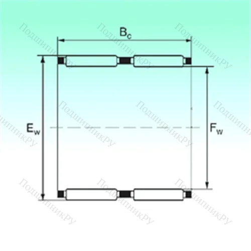 Подшипник игольчатый радиальный K 70x78x46 - ZW от производителя  NBS