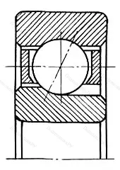 Модификация подшипника 4-76101БТ размер 12x28x8 от производителя  ГПЗ-4