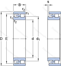 Подшипник NN 3005/SP в Екатеринбурге Подшипник NN 3005/SP в Екатеринбурге