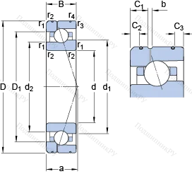 Подшипник 7006 CE/HCP 4AL 1 в Екатеринбурге