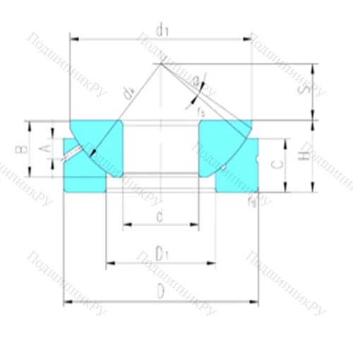 Подшипник скольжения сферический GX 25S