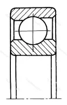 Модификация подшипника 6-7710815Т2 размер 75x95x8 от производителя  ГПЗ-4