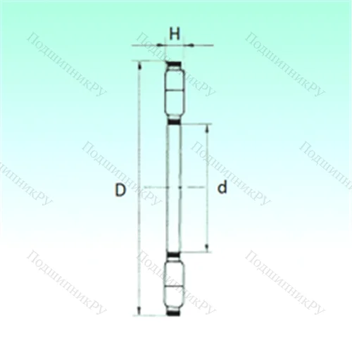 Подшипник роликовый упорный K 89426-M от производителя  NBS