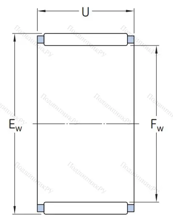 Подшипник K 8x11x10 TN в Екатеринбурге