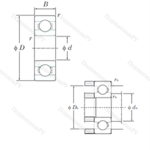 Подшипник шариковый радиальный ML 7013 от производителя  KOYO