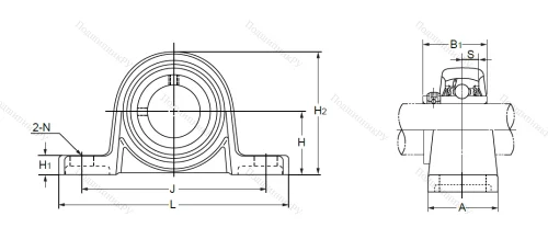 Подшипник UP 001 (LDK) в Екатеринбурге